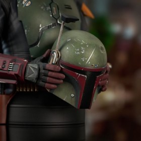 Boba Fett Unhelmeted Star Wars The Book of Boba Fett 1/6 Bust by Gentle Giant