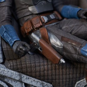 Bo-Katan Kryze on Throne The Mandalorian Star Wars Premier Collection 1/7 Statue by Gentle Giant