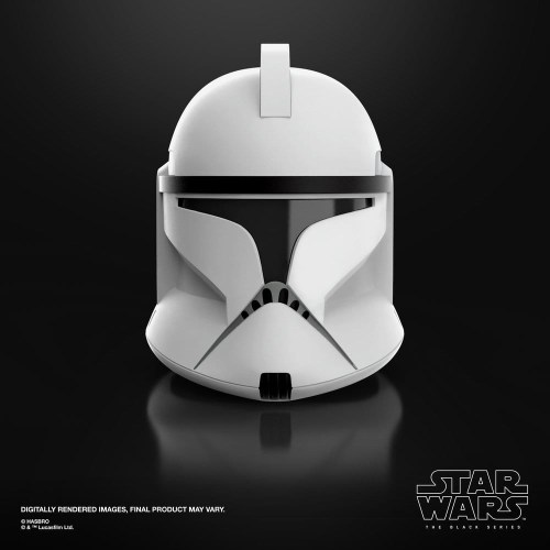 Clone Trooper Star Wars Episode II Black Series Electronic Helmet Phase I by Hasbro