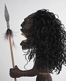 Zuni Warrior Trilogy of Terror Statue by HCG