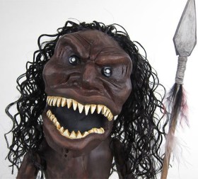 Zuni Warrior Trilogy of Terror Statue by HCG
