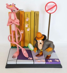 Pink Panther & The Inspector The Pink Panther Statue by Hollywood Collectibles Group