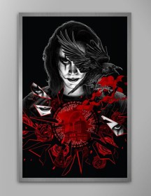 The Crow Art Print Limited Edition by HCG