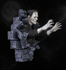 Frankenstein Wall Sculpture Classic Horror Edition Lifesize by HCG