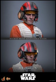 Poe Dameron Star Wars The Force Awakens 1/6 Action Figure by Hot Toys