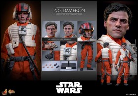 Poe Dameron Star Wars The Force Awakens 1/6 Action Figure by Hot Toys