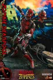 Zombie Deadpool Marvel Zombies Comic Masterpiece 1/6 Action Figure by Hot Toys