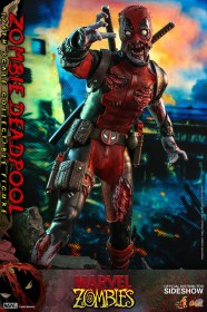 Zombie Deadpool Marvel Zombies Comic Masterpiece 1/6 Action Figure by Hot Toys