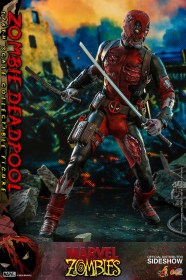 Zombie Deadpool Marvel Zombies Comic Masterpiece 1/6 Action Figure by Hot Toys