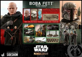 Boba Fett Deluxe Star Wars The Mandalorian 1/6 Action Figure 2-Pack by Hot Toys