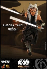 Ahsoka Tano & Grogu Star Wars The Mandalorian 1/6 Action Figure 2-Pack by Hot Toys