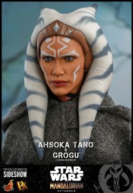 Ahsoka Tano & Grogu Star Wars The Mandalorian 1/6 Action Figure 2-Pack by Hot Toys