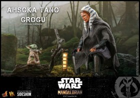 Ahsoka Tano & Grogu Star Wars The Mandalorian 1/6 Action Figure 2-Pack by Hot Toys