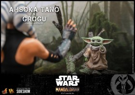 Ahsoka Tano & Grogu Star Wars The Mandalorian 1/6 Action Figure 2-Pack by Hot Toys