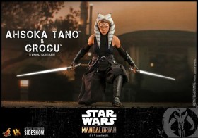 Ahsoka Tano & Grogu Star Wars The Mandalorian 1/6 Action Figure 2-Pack by Hot Toys