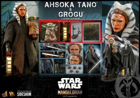 Ahsoka Tano & Grogu Star Wars The Mandalorian 1/6 Action Figure 2-Pack by Hot Toys