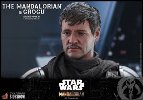 The Mandalorian & Grogu Deluxe Version Star Wars The Mandalorian 1/6 Action Figure 2-Pack by Hot Toys