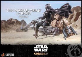 The Mandalorian & Grogu Deluxe Version Star Wars The Mandalorian 1/6 Action Figure 2-Pack by Hot Toys