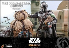 The Mandalorian & Grogu Deluxe Version Star Wars The Mandalorian 1/6 Action Figure 2-Pack by Hot Toys