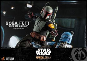 Boba Fett (Repaint Armor) Star Wars The Mandalorian 1/6 Action Figure by Hot Toys