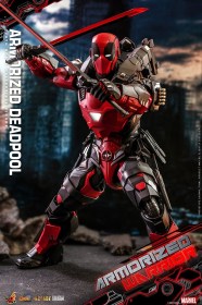 Armorized Deadpool Marvel Comic Masterpiece 1/6 Action Figure by Hot Toys