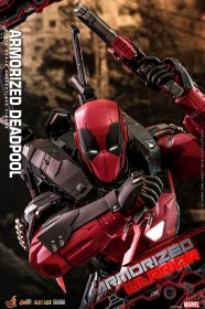 Armorized Deadpool Marvel Comic Masterpiece 1/6 Action Figure by Hot Toys