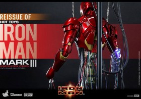 Iron Man Mark III (Construction Version) Iron Man Movie Masterpiece 1/6 Action Figure by Hot Toys