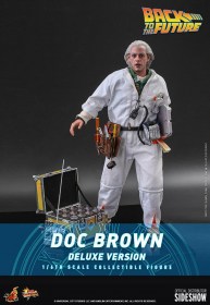 Doc Brown (Deluxe Version) Back To The Future Movie Masterpiece 1/6 Action Figure by Hot Toys