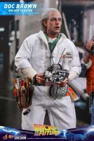 Doc Brown (Deluxe Version) Back To The Future Movie Masterpiece 1/6 Action Figure by Hot Toys