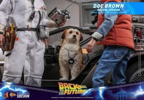 Doc Brown (Deluxe Version) Back To The Future Movie Masterpiece 1/6 Action Figure by Hot Toys