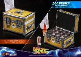 Doc Brown (Deluxe Version) Back To The Future Movie Masterpiece 1/6 Action Figure by Hot Toys