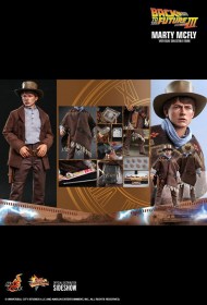 Marty McFly Back To The Future III Movie Masterpiece 1/6 Action Figure by Hot Toys