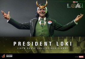 Loki 1/6 Action Figure President Loki by Hot Toys