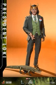 Loki 1/6 Action Figure President Loki by Hot Toys