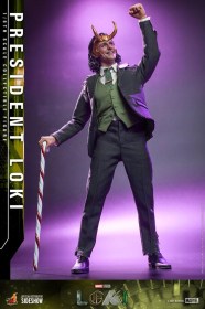 Loki 1/6 Action Figure President Loki by Hot Toys