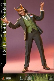 Loki 1/6 Action Figure President Loki by Hot Toys