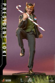 Loki 1/6 Action Figure President Loki by Hot Toys