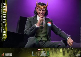 Loki 1/6 Action Figure President Loki by Hot Toys