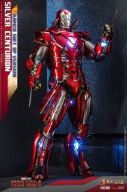 Silver Centurion (Armor Suit Up Version) Iron Man 3 Movie Masterpiece 1/6 Action Figure by Hot Toys