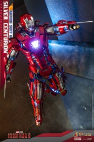 Silver Centurion (Armor Suit Up Version) Iron Man 3 Movie Masterpiece 1/6 Action Figure by Hot Toys