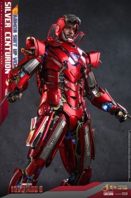 Silver Centurion (Armor Suit Up Version) Iron Man 3 Movie Masterpiece 1/6 Action Figure by Hot Toys