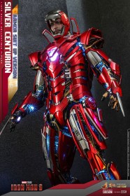 Silver Centurion (Armor Suit Up Version) Iron Man 3 Movie Masterpiece 1/6 Action Figure by Hot Toys