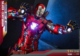 Silver Centurion (Armor Suit Up Version) Iron Man 3 Movie Masterpiece 1/6 Action Figure by Hot Toys