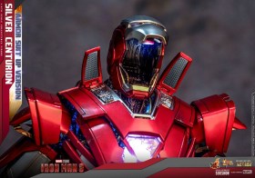 Silver Centurion (Armor Suit Up Version) Iron Man 3 Movie Masterpiece 1/6 Action Figure by Hot Toys