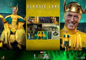 Loki 1/6 Action Figure Classic Loki by Hot Toys