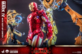 Iron Man Mark IV with Suit-Up Gantry Iron Man 2 1/4 Action Figure by Hot Toys