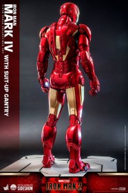 Iron Man Mark IV with Suit-Up Gantry Iron Man 2 1/4 Action Figure by Hot Toys