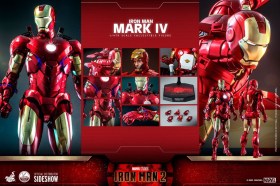 Iron Man Mark IV Iron Man 2 1/4 Action Figure by Hot Toys