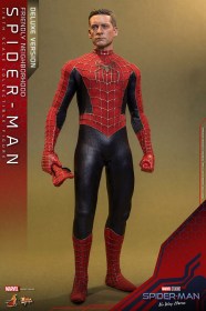 Friendly Neighborhood Spider-Man (Deluxe Version) Spider-Man No Way Home Movie Masterpiece 1/6 Action Figure by Hot Toys