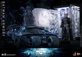 Batman Armory with Bruce Wayne The Dark Knight Rises Movie Masterpiece 1/6 Action Figures & Diorama by Hot Toys